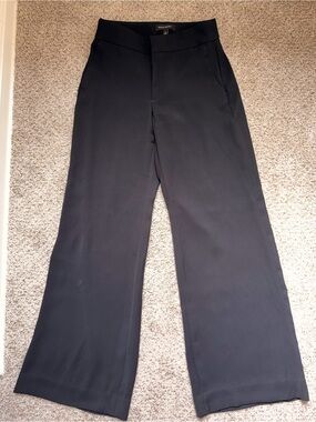 Banana Republic Black Wide-Leg Trousers
